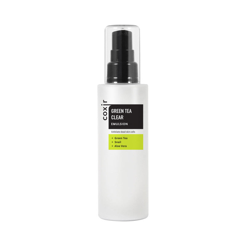 COXIR GREEN TEA CLEAR LINE Émulsion hydratante au thé vert 100 ml