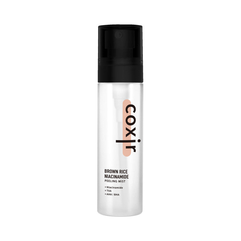 COXIR RICE LINE Brume peeling hydratante à la niacinamide et au riz brun 80 ml