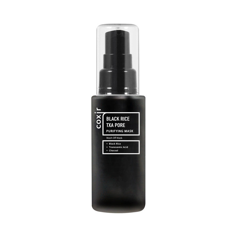 COXIR RICE LINE Masque purifiant au riz noir et acide tranexamique 50 ml