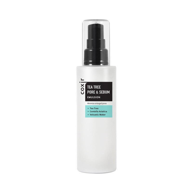 COXIR TEA TREE PORE LINE Émulsion hydratante régulatrice de sébum à l'extrait d'arbre à thé 100 ml