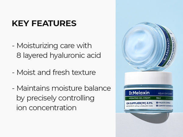 DR.MELAXIN AQUA ION LINE Gel-crème hydratant 50 ml #7