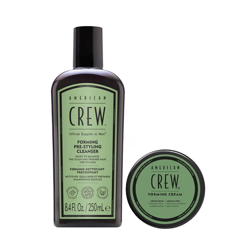 AMERICAN CREW FORNING DUO Coffret Soin Capillaire Shampoing 250 ml Crème Coiffante 50 g