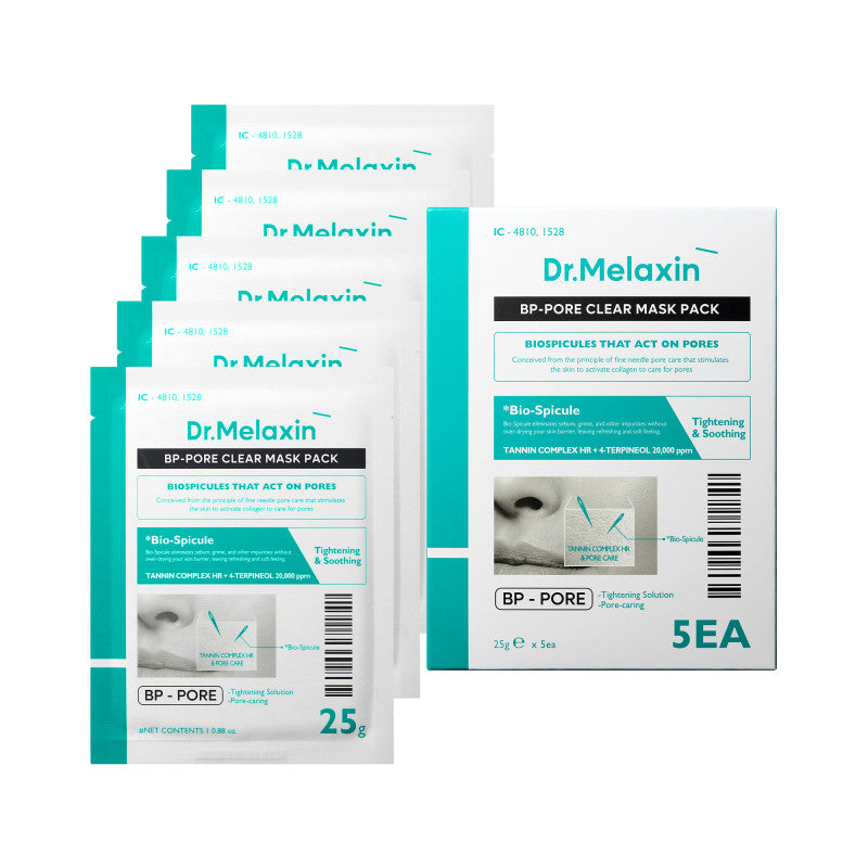DR.MELAXIN BP LINE Masque nettoyant pour les pores 5x25g