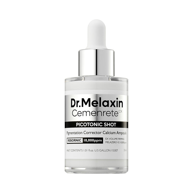 DR.MELAXIN CEMENRETE PICOTONIC SHOT PIGMENTATION CORRECTOR CALCIUM AMPOULE Concentrated serum for discoloration 30 ml