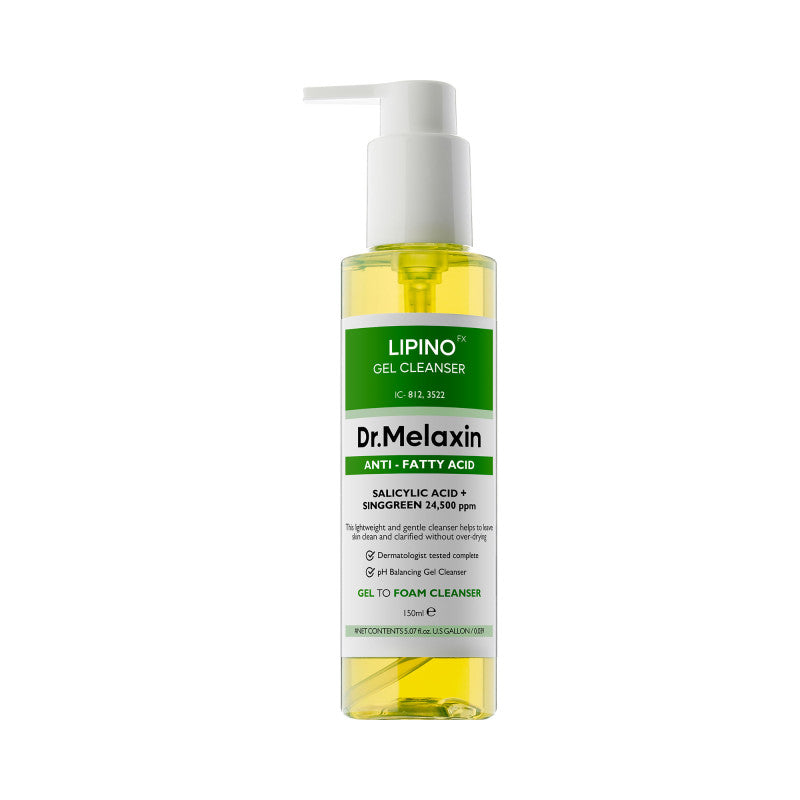 DR.MELAXIN LIPINO LINE Gel Nettoyant Visage Peaux Grasses 150 ml