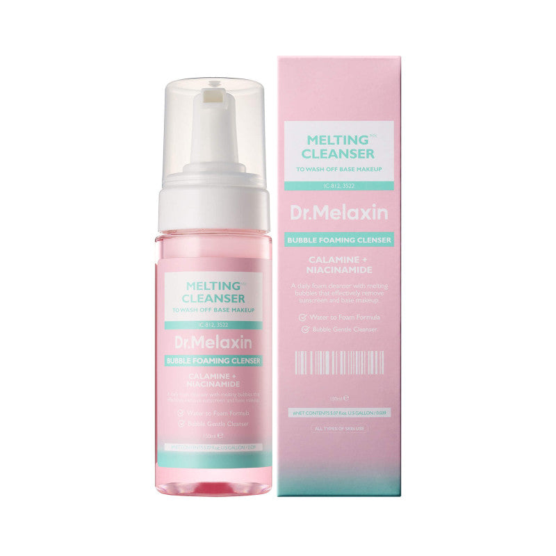 DR.MELAXIN MELTING LINE Mousse nettoyante hydratante pour le visage 150 ml