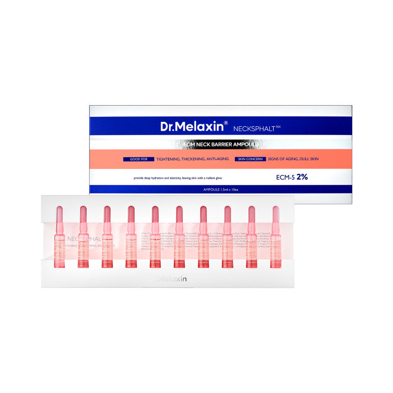 DR.MELAXIN NECKSPHALT LINE Ampoules de soin pour le cou 10 x 1,5 ml