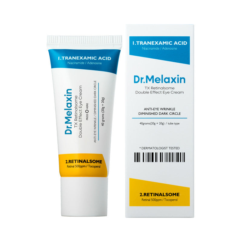 DR.MELAXIN TX-RETINALSOME Crème contour des yeux anti-âge double effet à l'acide tranexamique et au rétinol 40 g