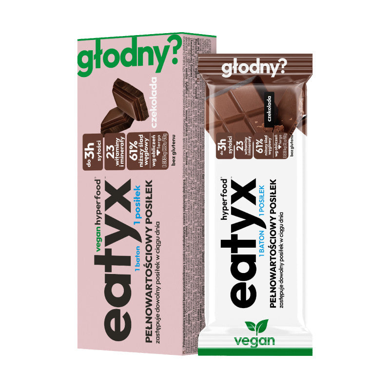 EATYX HYPERFOOD VEGAN Bar meal, chocolate 60g