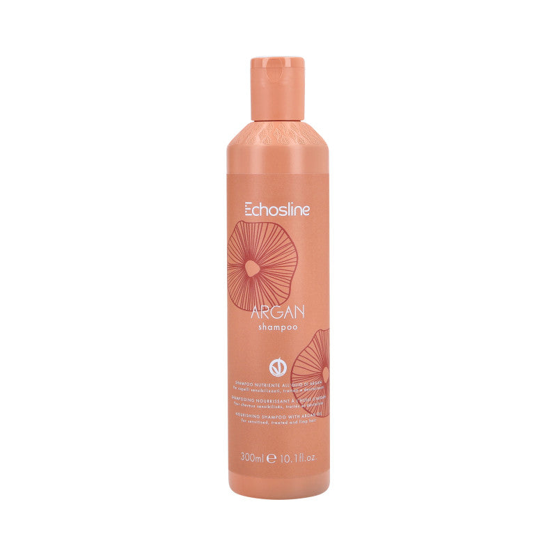 ECHOSLINE ARGAN NOURISHING Shampoing vegan à l'argan pour cheveux secs 300ml