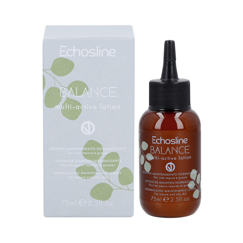 ECHOSLINE BALANCE MULTI-ACTIVE Lotion normalisante cuir chevelu vegan 75ml