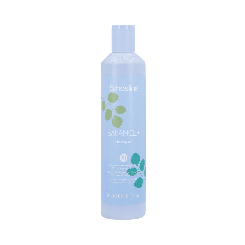 ECHOSLINE BALANCE PLUS Shampoing équilibrant vegan cuir chevelu gras 300ml