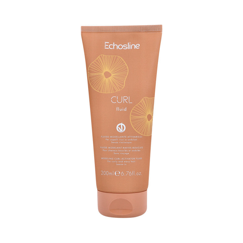 ECHOSLINE CURL FLUID VEGAN Liquide vegan fluide modelant cheveux bouclés 200ml