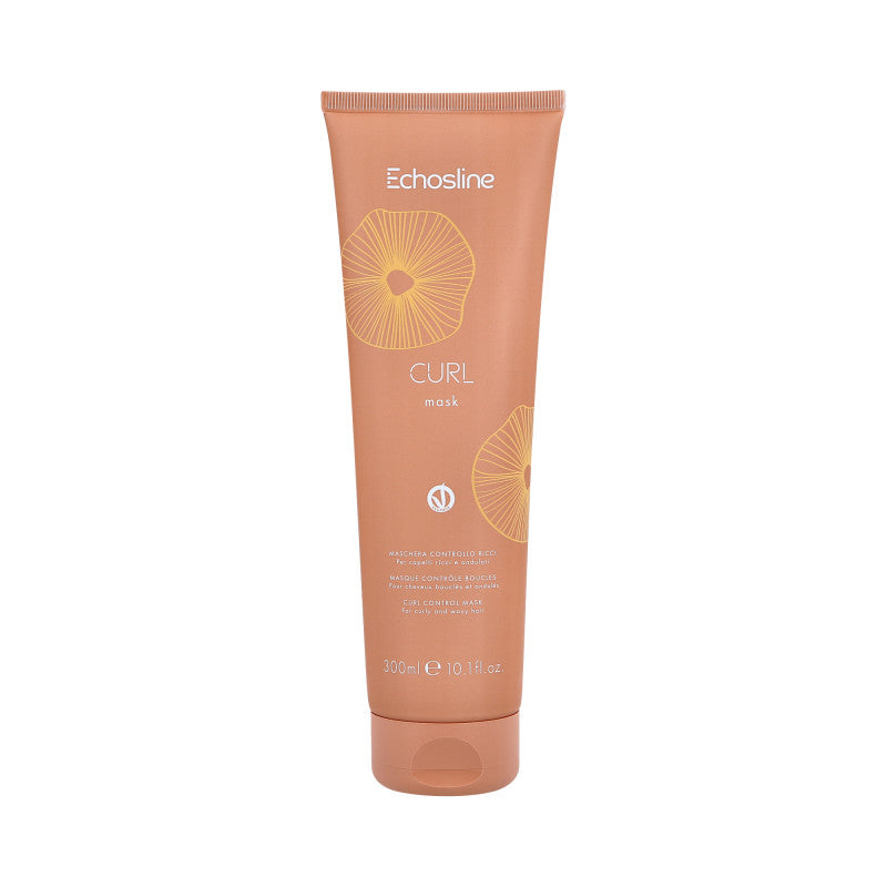 ECHOSLINE CURL VEG Masque hydratant Vegan pour cheveux bouclés et ondulés 300ml