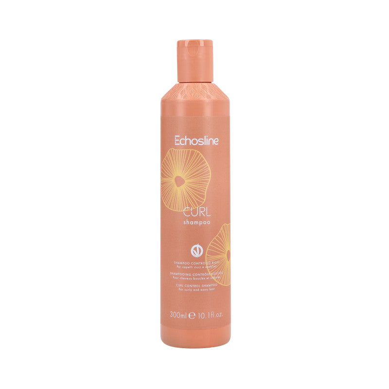 ECHOSLINE CURL VEG Shampoing hydratant vegan pour cheveux bouclés et ondulés 300ml