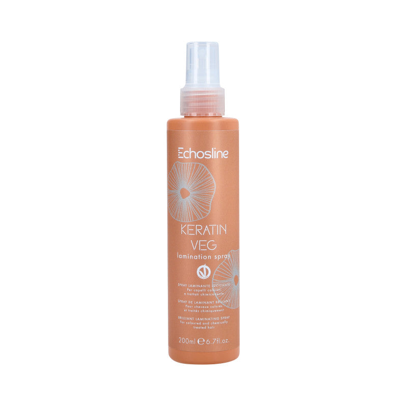 ECHOSLINE KERATIN VEG LAMINATION SPRAY Wegański keratynowy spray do laminowania włosów 200ml