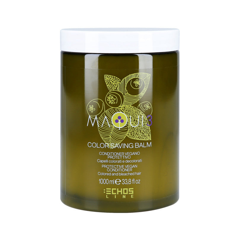 ECHOSLINE MAQUI 3 Après-shampooing végétalien pour cheveux colorés 1000ml