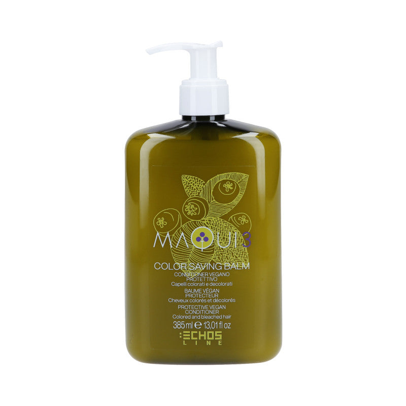ECHOSLINE MAQUI 3 Après-shampooing végétalien pour cheveux colorés 385 ml
