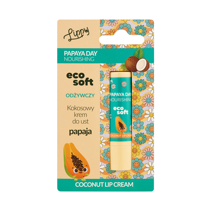 ECO SOFT LIPPY DAY Crème à lèvres Noix de coco Melon Papaye 4,8 ml