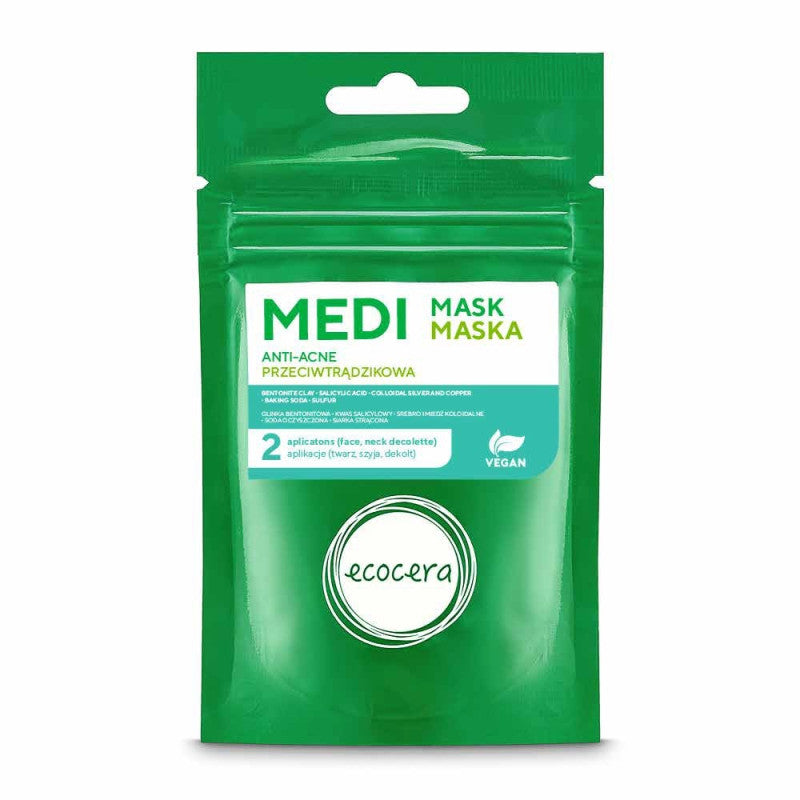ECOCERA MEDI SILVER & COPPER Masque anti-acné 50g