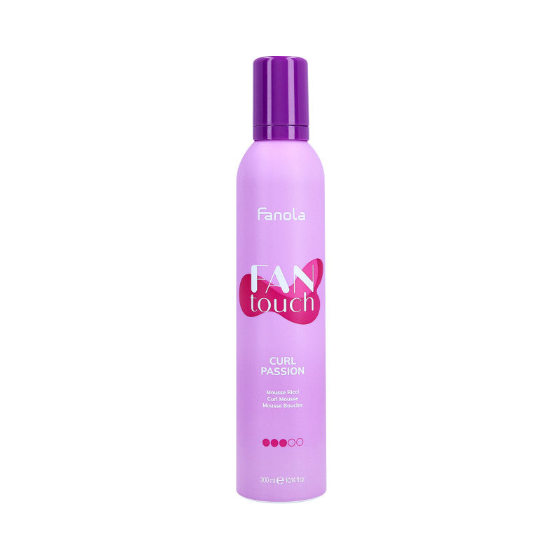 FANOLA FAN TOUCH CURL PASSION Mousse soulignant la boucle et le volume des cheveux 300ml