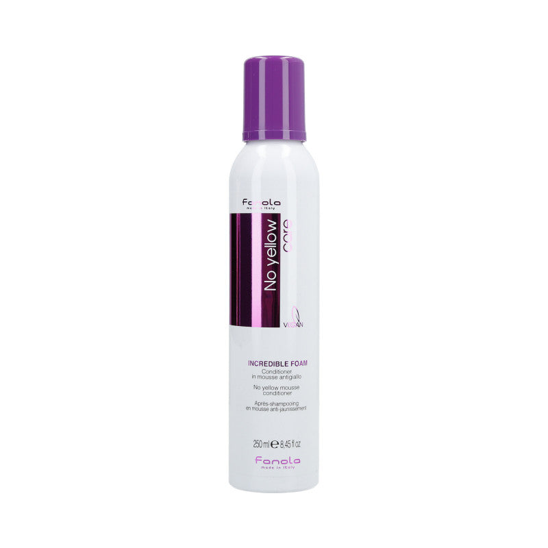 FANOLA NO YELLOW Revitalisant en mousse pour cheveux blonds 250ml