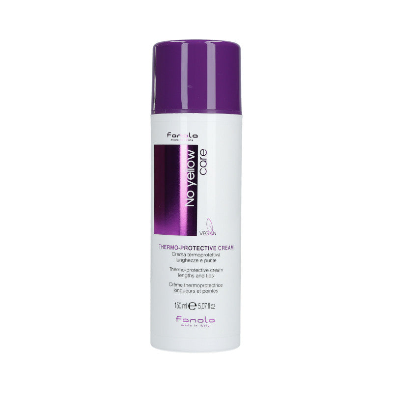 FANOLA NO YELLOW Crème thermoprotectrice longueurs et pointes 150ml
