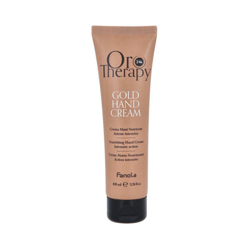 FANOLA ORO THERAPY 24-K GOLD Crème mains nourrissante et hydratante à l'or 24K 100ml