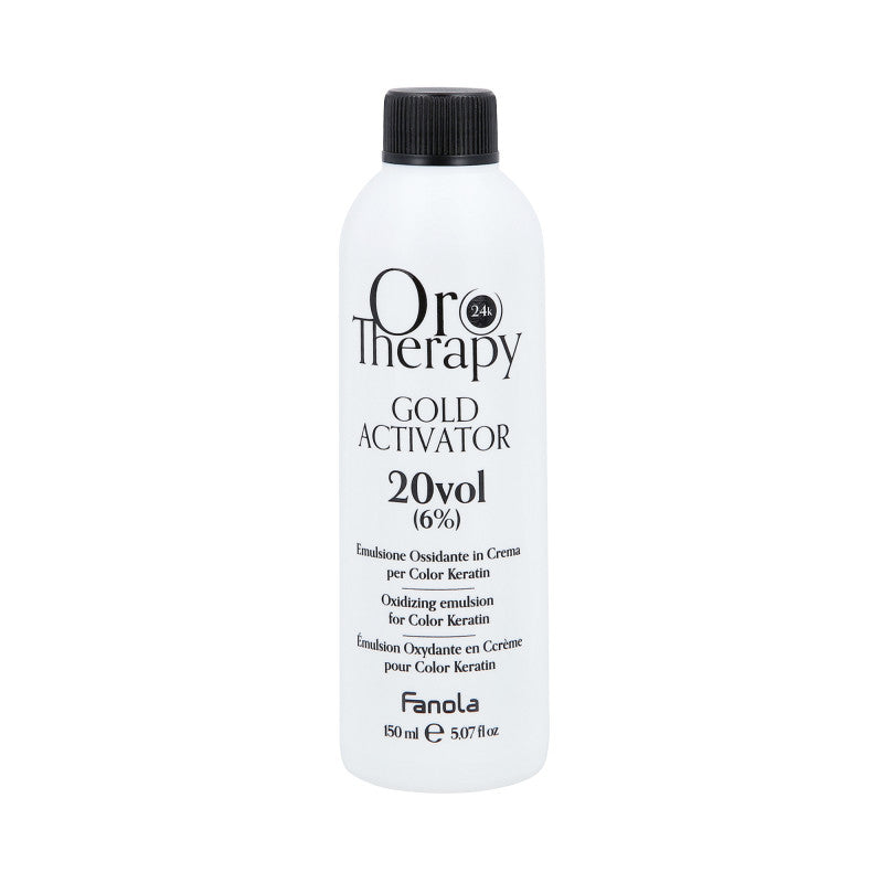 FANOLA ORO THERAPY GOLD Crème activateur de couleur 6% 20vol 150ml