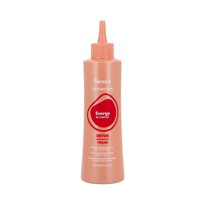 FANOLA VITAMINS ENERGY DETOXIFYING Gommage cuir chevelu vitaminé 195ml