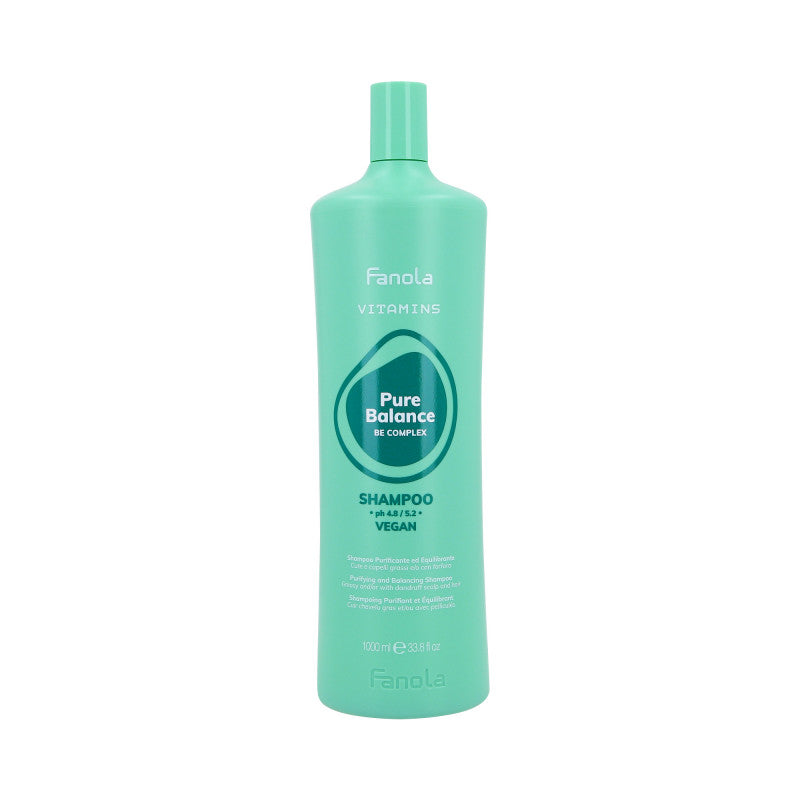 FANOLA VITAMINS PURE BALANCE Shampooing antipelliculaire au complexe de vitamine BE 1000 ml