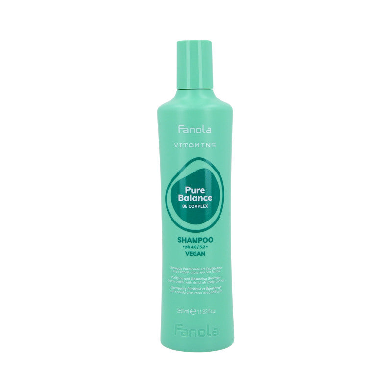 FANOLA VITAMINS PURE BALANCE Shampooing antipelliculaire au complexe de vitamine BE 350 ml
