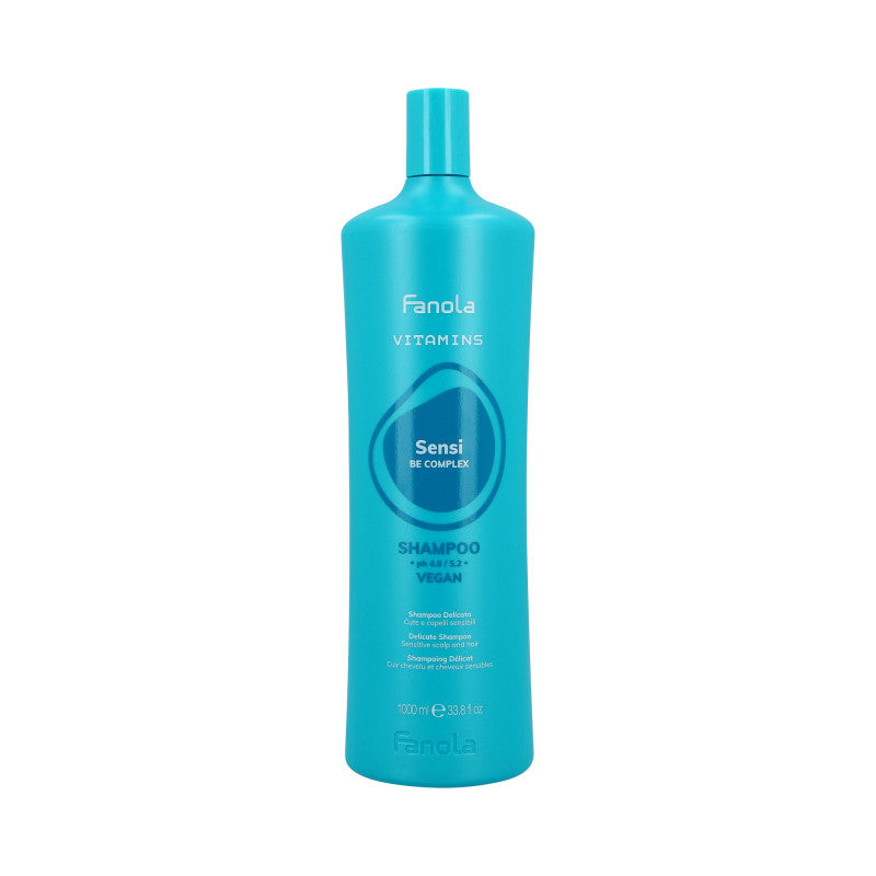 FANOLA VITAMINES SENSI BE COMPLEX Shampooing vitaminé cuir chevelu sensible 1000ml