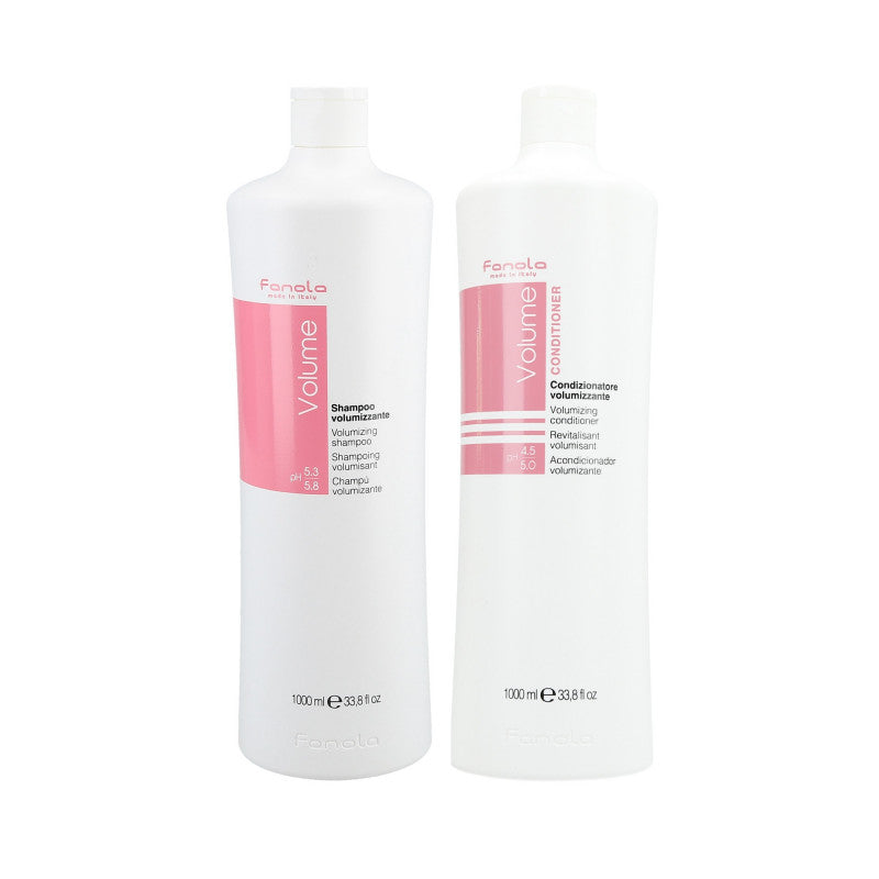 FANOLA VOLUME Set Cheveux fins Shampoing 1000ml + Revitalisant 1000ml