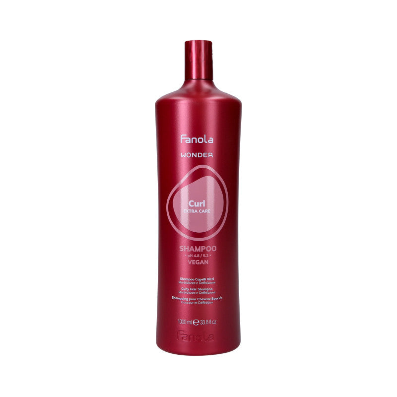 FANOLA WONDER CURL EXTRA CARE VEGAN Shampoing pour cheveux bouclés et ondulés 1000ml