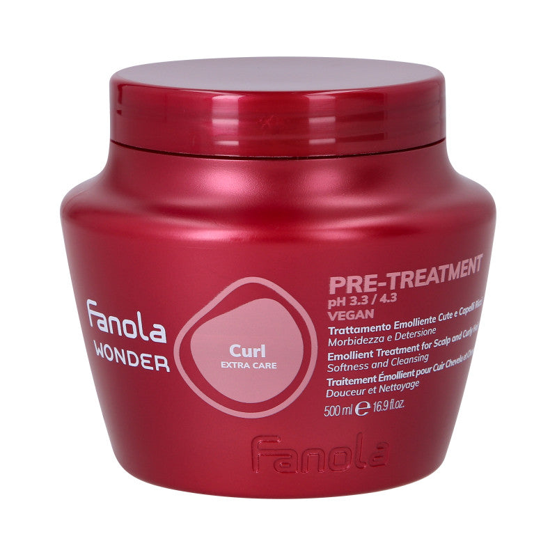 FANOLA WONDER CURL EXTRA CARE Soin vegan pour cheveux bouclés avant lavage 500 ml