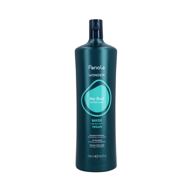 FANOLA WONDER NO RED EXTRA CARE Masque neutralisant pour cheveux bruns 1000ml