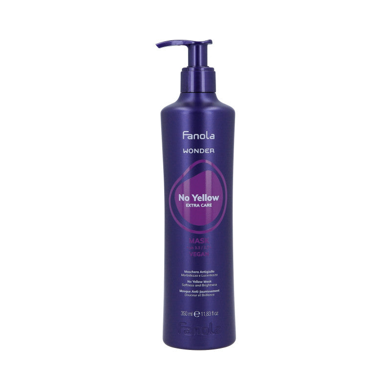 FANOLA WONDER NO YELLOW Masque neutralisant de couleur pour cheveux blonds 350ml
