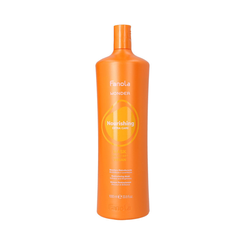 FANOLA WONDER NOURISHING EXTRA CARE Masque nourrissant vegan pour cheveux secs et abîmés 1000 ml