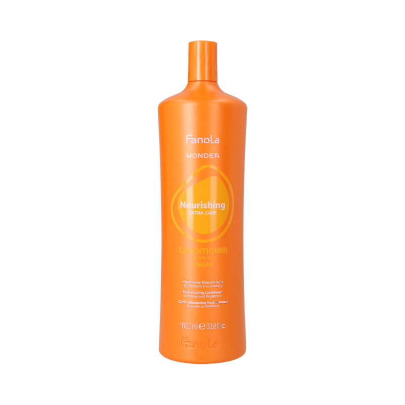 FANOLA WONDER NOURISHING EXTRA CARE Baume nourrissant vegan pour cheveux secs et abîmés 1000 ml