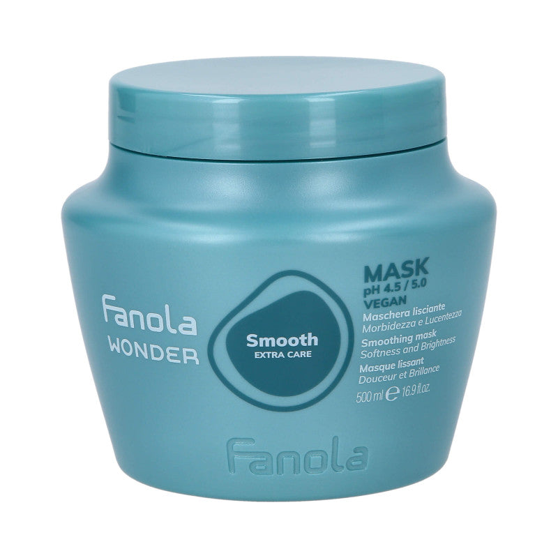 FANOLA WONDER SMOOTH EXTRA CARE Masque lissant vegan pour cheveux crépus 500 ml