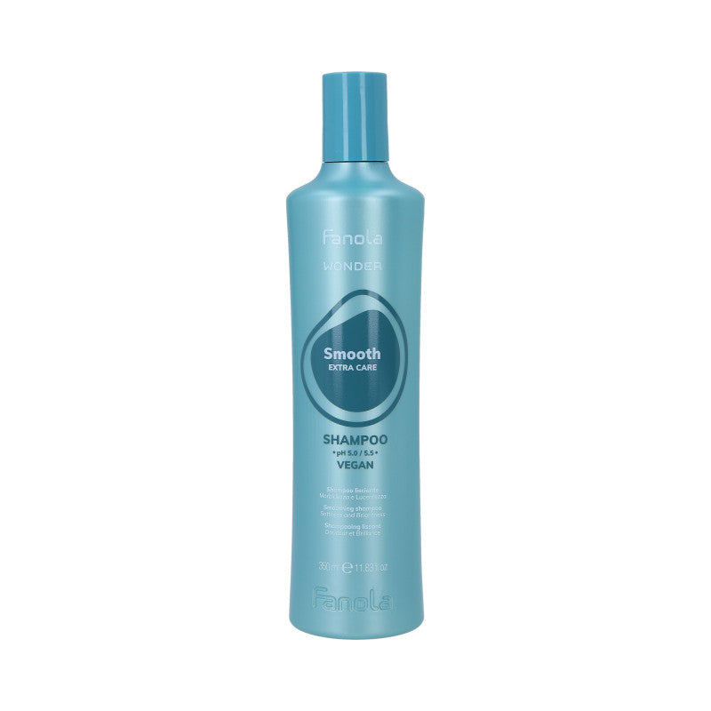 FANOLA WONDER SMOOTH EXTRA CARE Shampoing lissant vegan pour cheveux crépus 350 ml