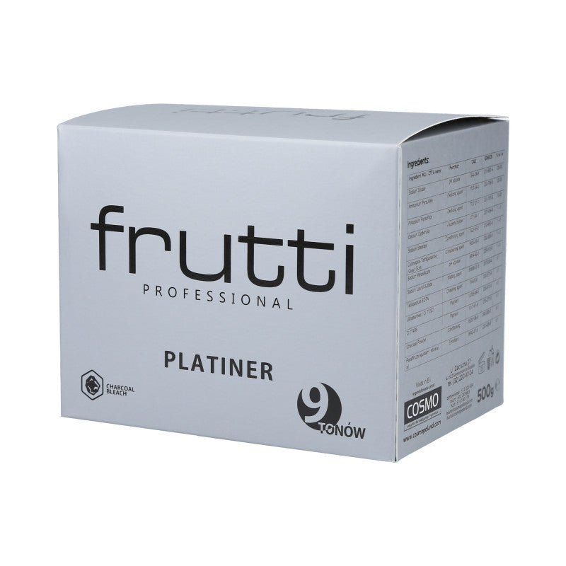 FRUTTI PROFESSIONAL Bezpyłowy rozjaśniacz do włosów 9 tonów 500g