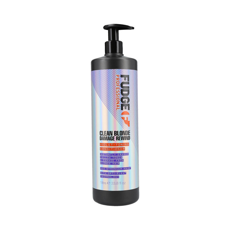 FUDGE PROFESSIONAL CLEAN BLONDE Damage Rewind Conditionneur neutralisant revitalisant 1000ml