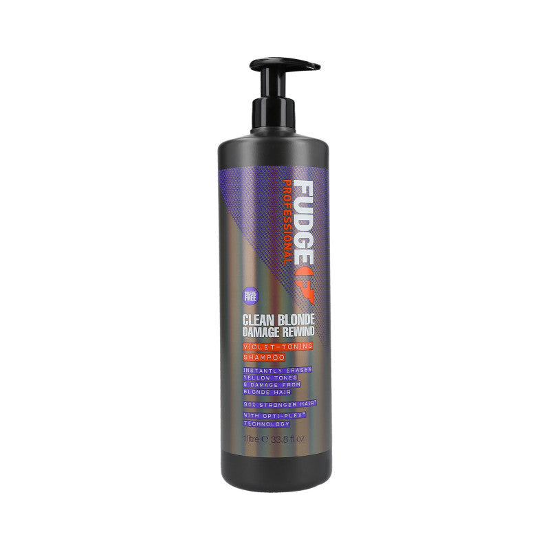 FUDGE PROFESSIONAL CLEAN BLONDE Damage Rewind Shampooing neutralisant revitalisant 1000ml