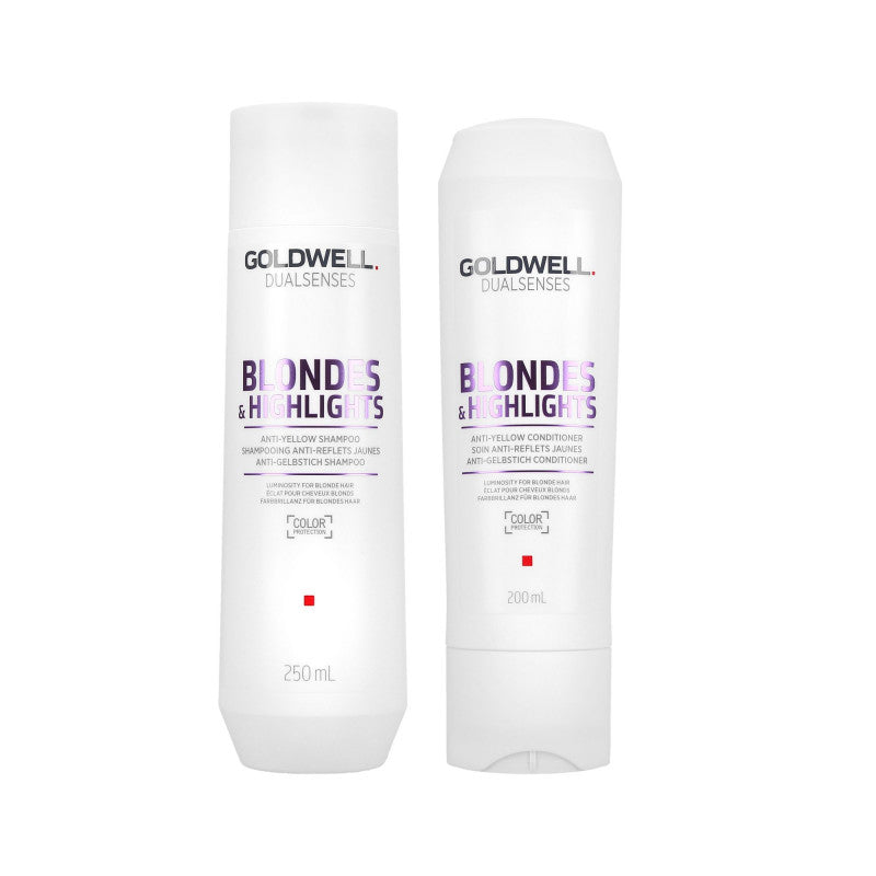 GOLDWELL DUALSENSES BLONDES & HIGHLIGHTS Shampooing 250ml + Conditionneur 200ml