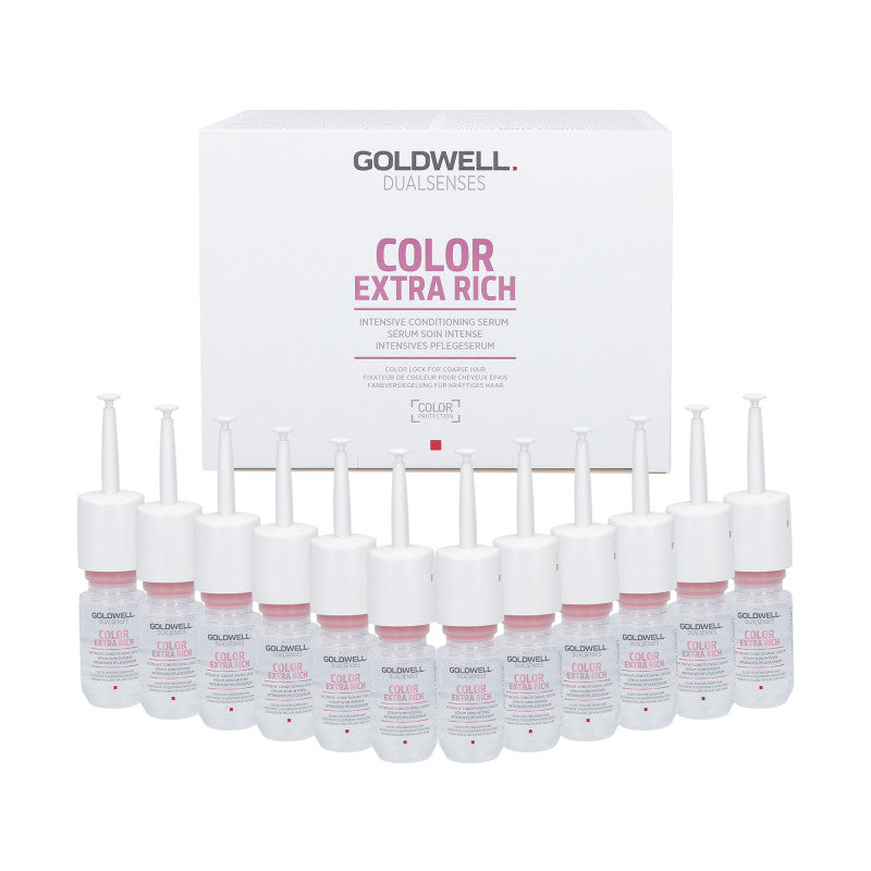 GOLDWELL DUALSENSES COLOR EXTRA RICH Ampoules pour cheveux colorés 12x18ml