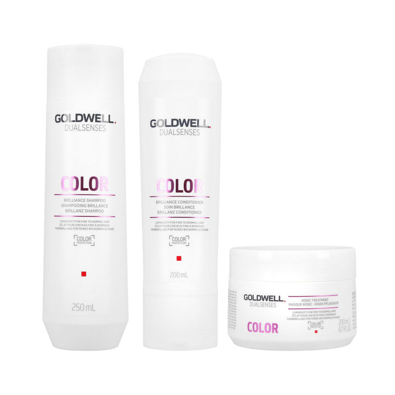GOLDWELL DUALSENSES COLOR Shampooing 250ml + Conditionneur 200ml + Masque 200ml