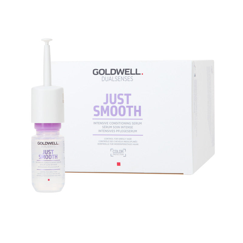 GOLDWELL DUALSENSES JUST SMOOTH INTENSIVE TAMING Sérum capillaire lissant intensif 12 x 18 ml