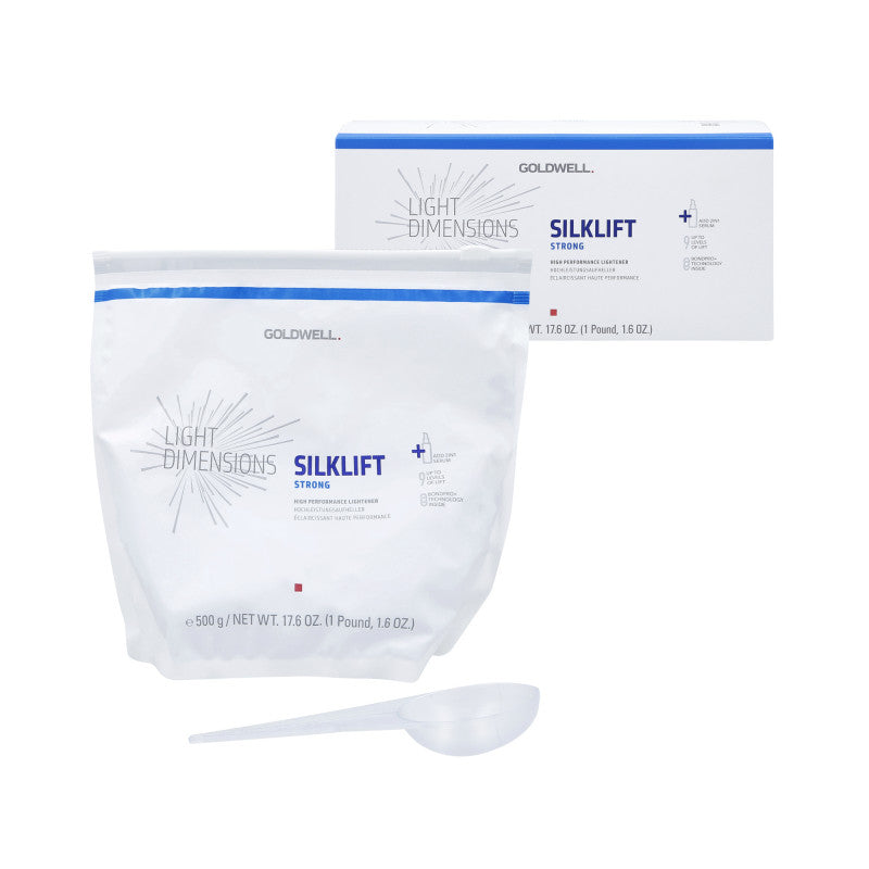 GOLDWELL LIGHT DIMENSIONS SILKLIFT Azurant avec liaison jusqu'à 9 tons efficace avec contrôle de tonification 500g